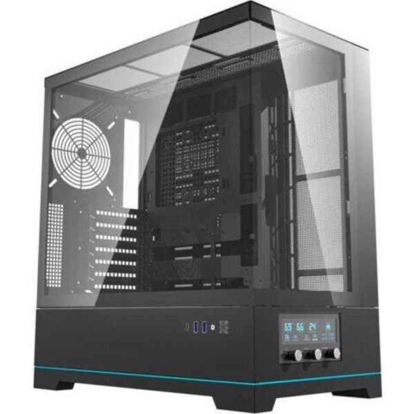 Darkflash DY451 számítógépház ventilátorok nélkül (fekete) (DY451 BLACK WITHOUT)